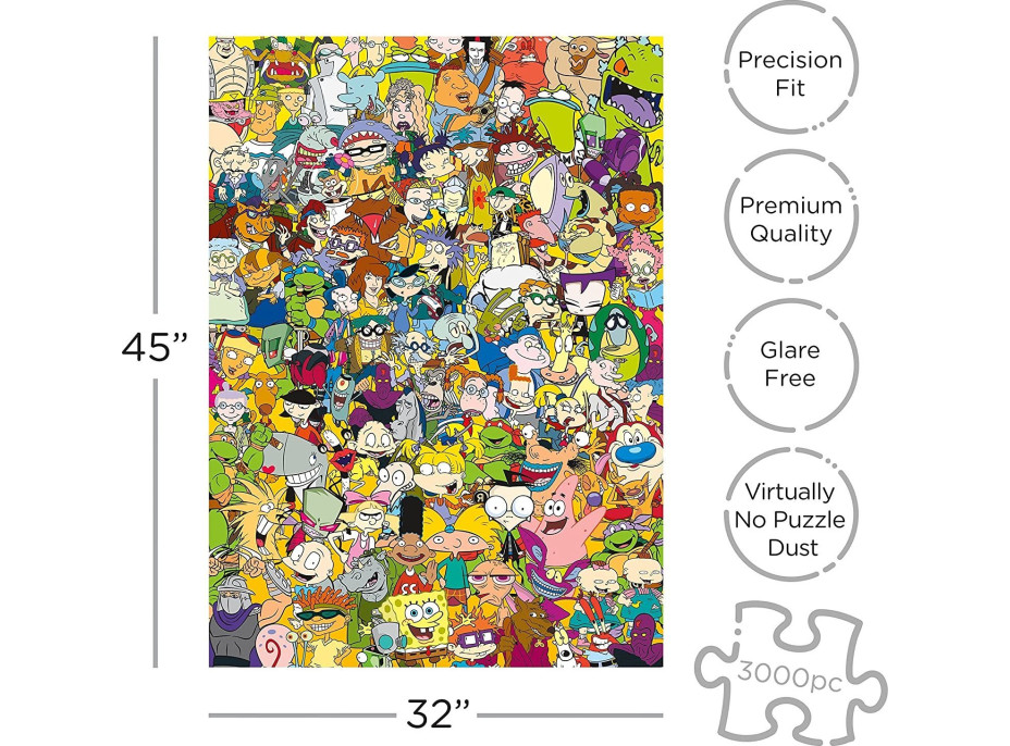 AQUARIUS Puzzle Nickelodeon 3000 dílků