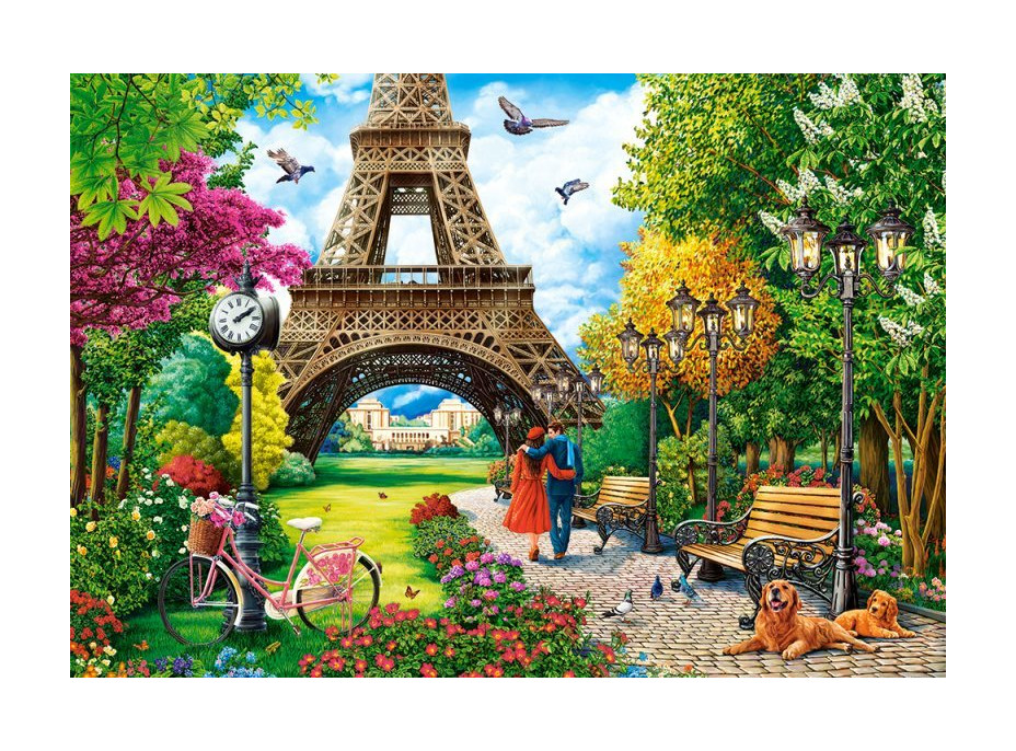 CASTORLAND Puzzle Jaro v Paříži 1000 dílků