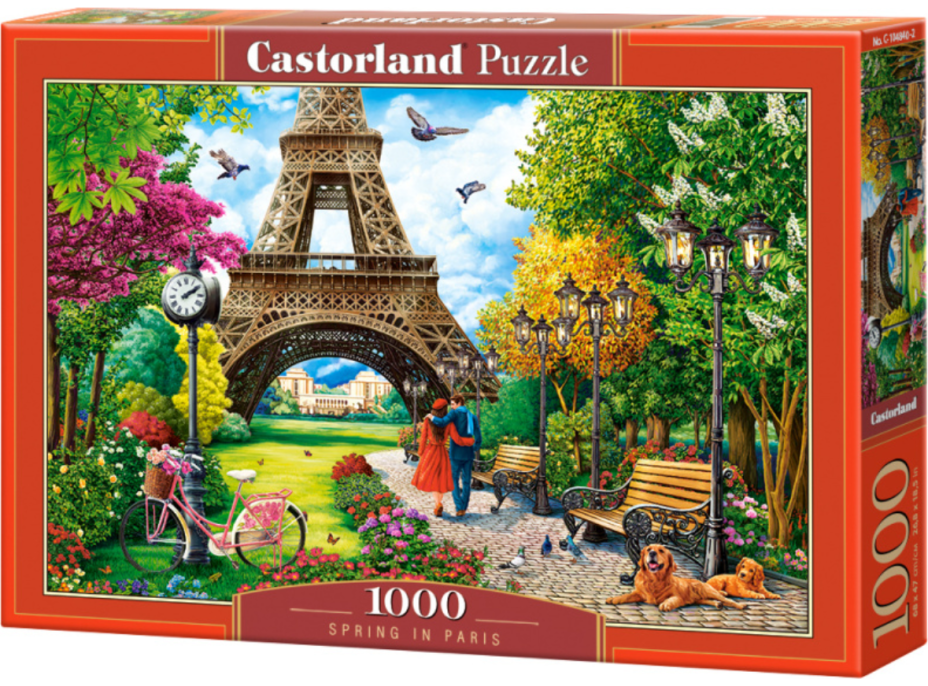 CASTORLAND Puzzle Jaro v Paříži 1000 dílků