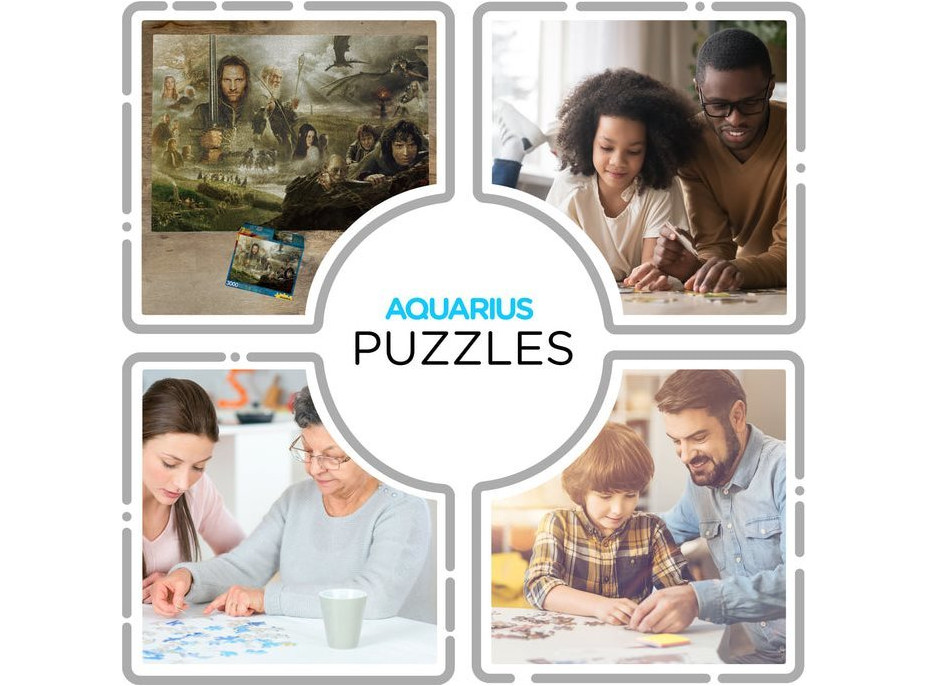 AQUARIUS Puzzle Pán Prstenů 3000 dílků