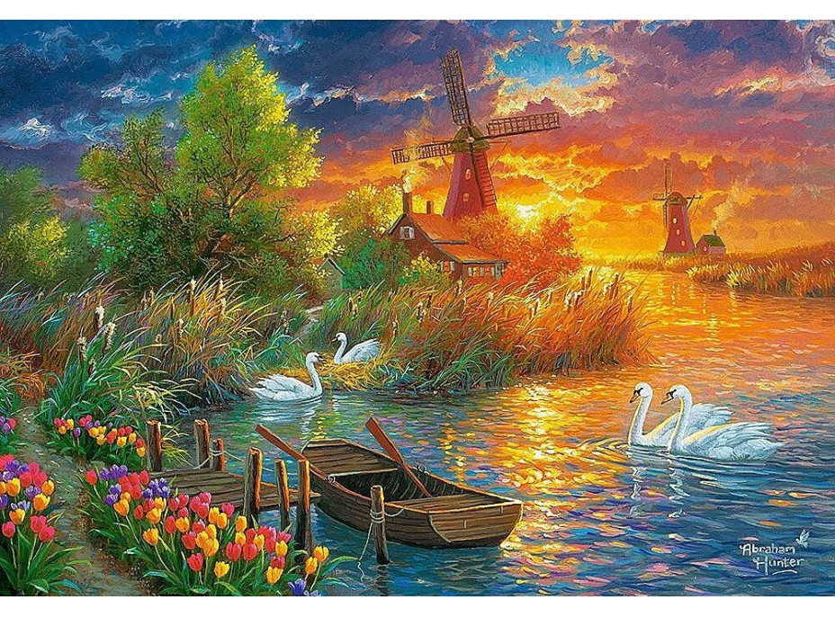 CASTORLAND Puzzle Holandská idylka 1000 dílků