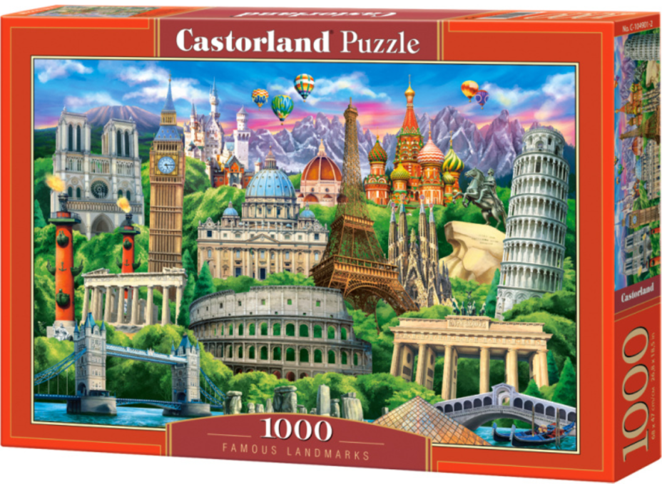 CASTORLAND Puzzle Známé památky 1000 dílků
