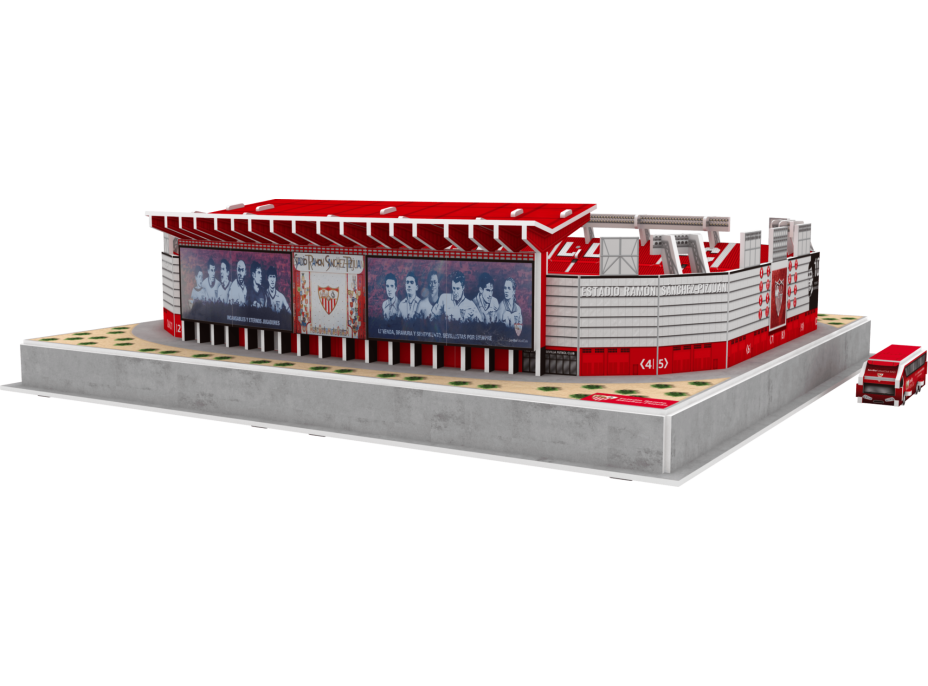 3D PUZZLE STADIUM Svítící 3D puzzle Stadion Ramón Sánchez-Pizjuán - FC Sevilla