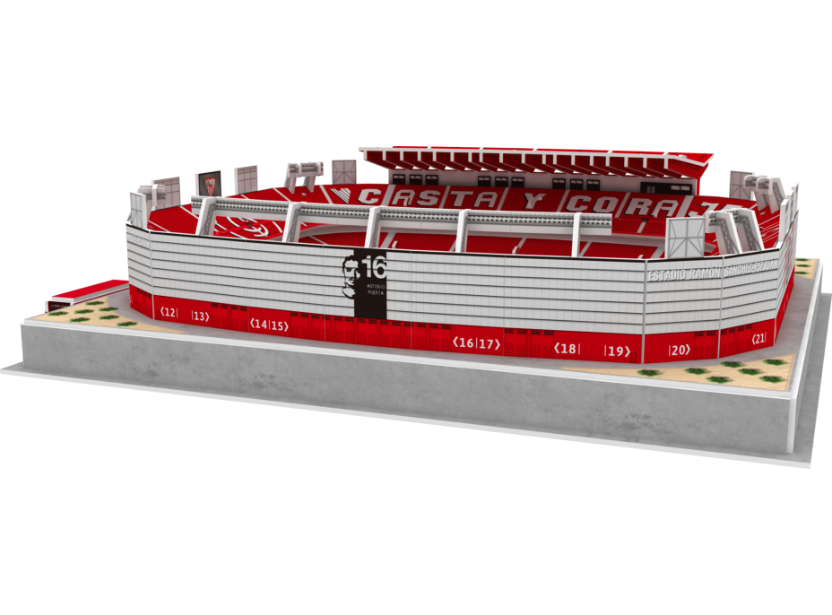 3D PUZZLE STADIUM Svítící 3D puzzle Stadion Ramón Sánchez-Pizjuán - FC Sevilla