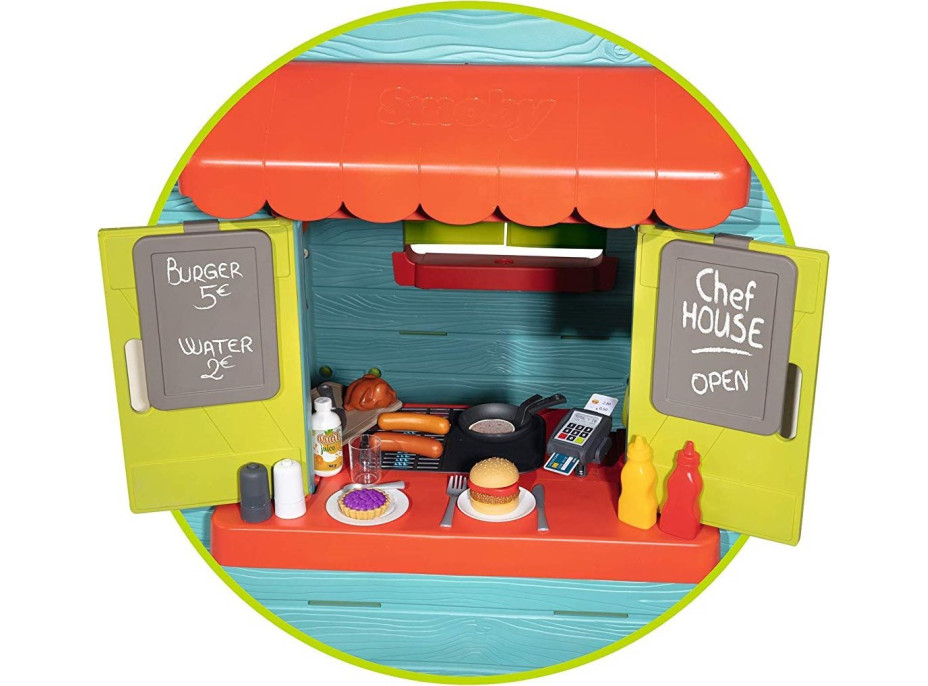SMOBY Zahradní domeček restaurací Chef House