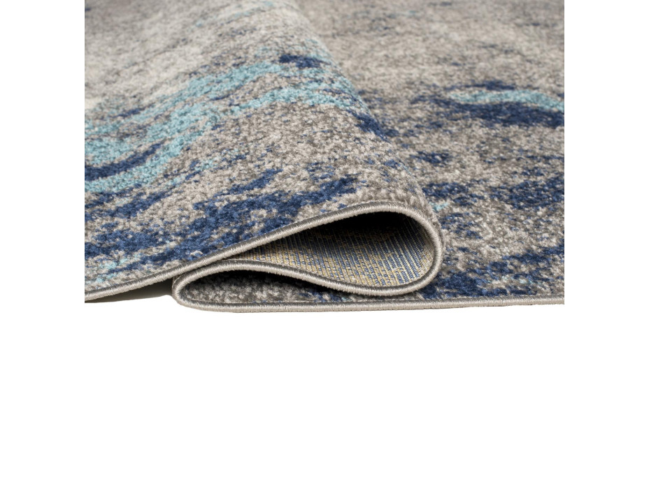Moderní kusový koberec SPRING Splash - modrý