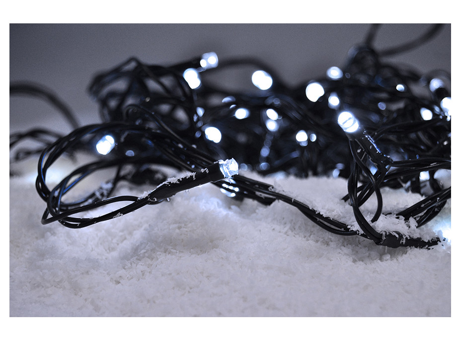 LED venkovní vánoční řetěz - 100 LED - 8 funkcí - časovač
