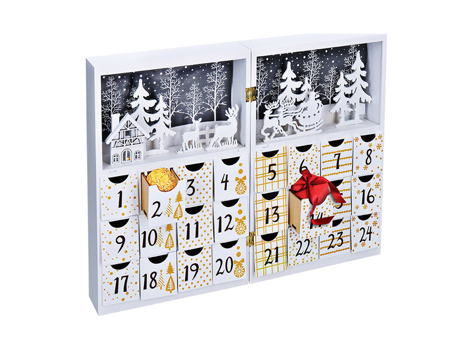 LED adventní kalendář Kniha