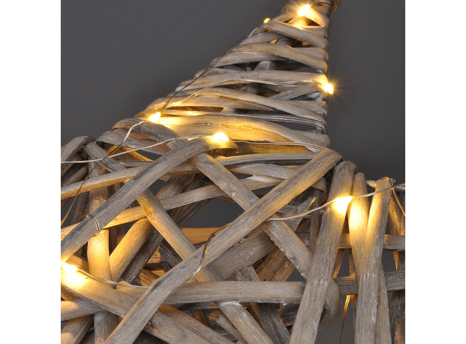 LED ratanová hvězda