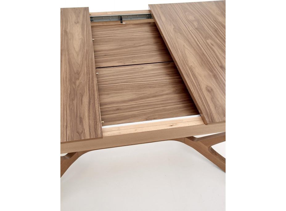 Jídelní stůl ADAM - 160(240)x100x77 cm - rozkládací - ořech americký