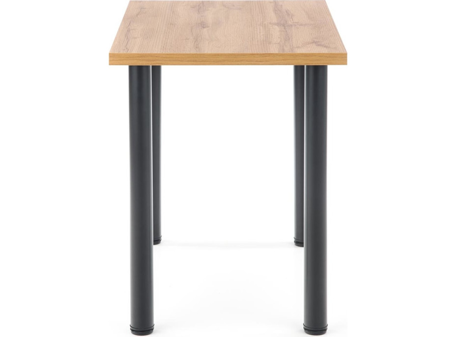 Jídelní stůl DOME 90x60x75 cm - dub wotan/černý