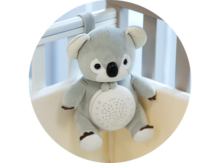 CHIPOLINO Plyšová Koala s projektorem a hudbou