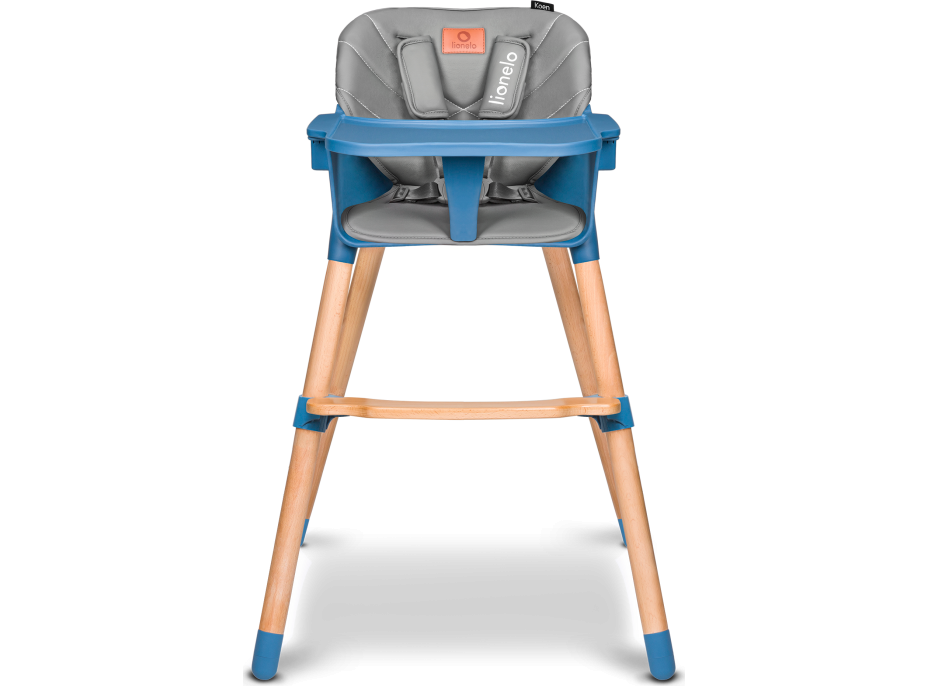 LIONELO Jídelní židlička Koen 2v1 Blue Sky