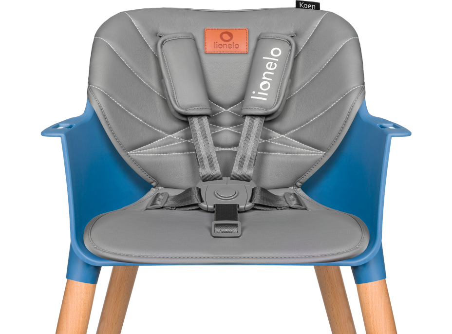 LIONELO Jídelní židlička Koen 2v1 Blue Sky