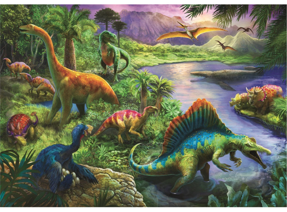 TREFL Puzzle Dinosauři 200 dílků