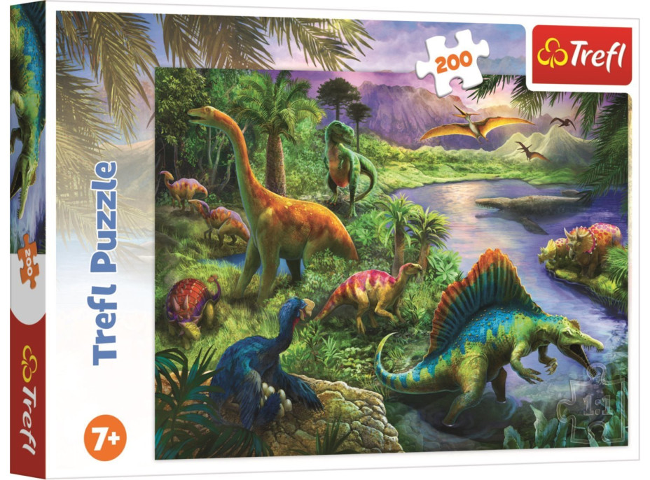 TREFL Puzzle Dinosauři 200 dílků