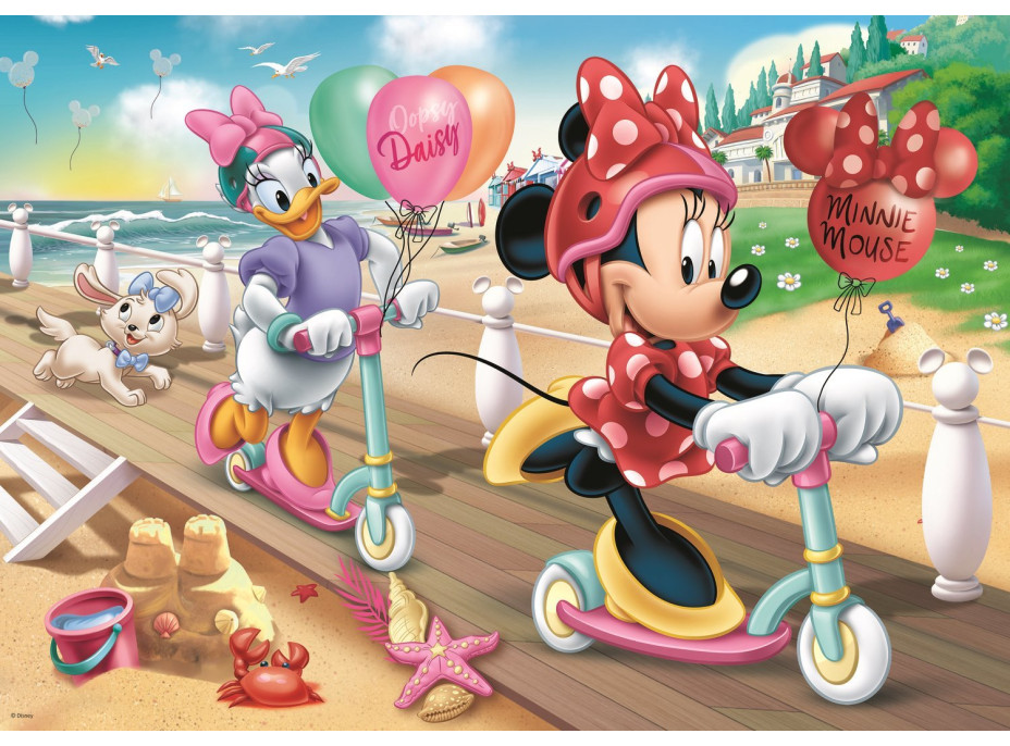 TREFL Puzzle Minnie Mouse: Na pláži 200 dílků