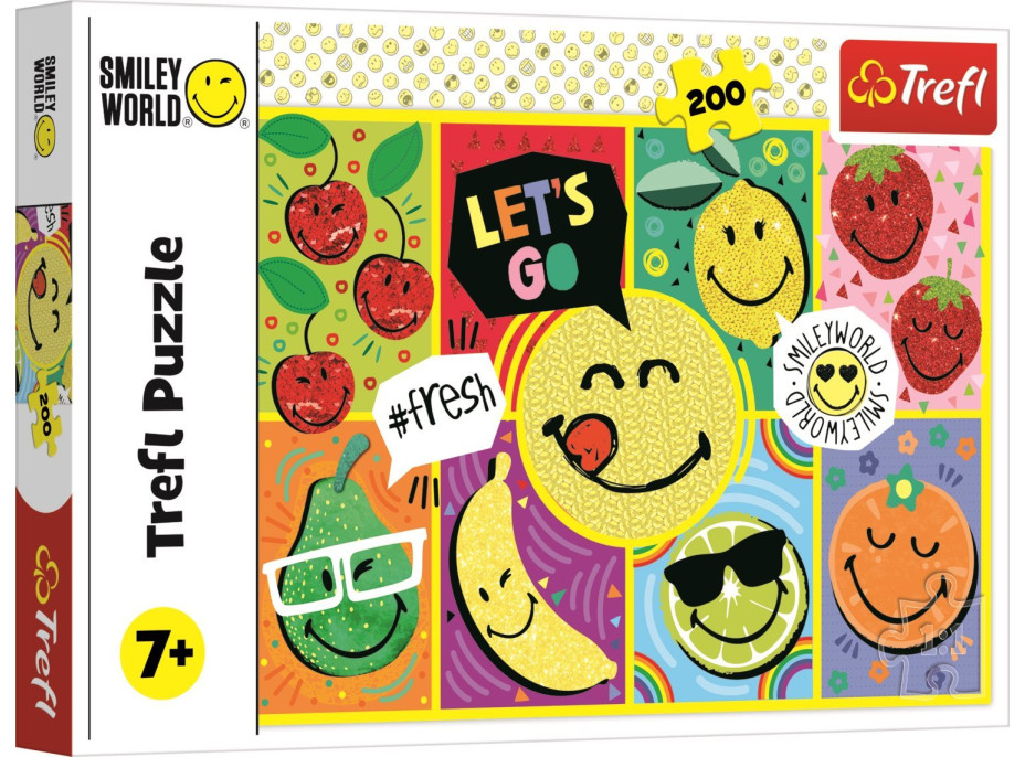 TREFL Puzzle Smiley: Šťastný Smiley 200 dílků