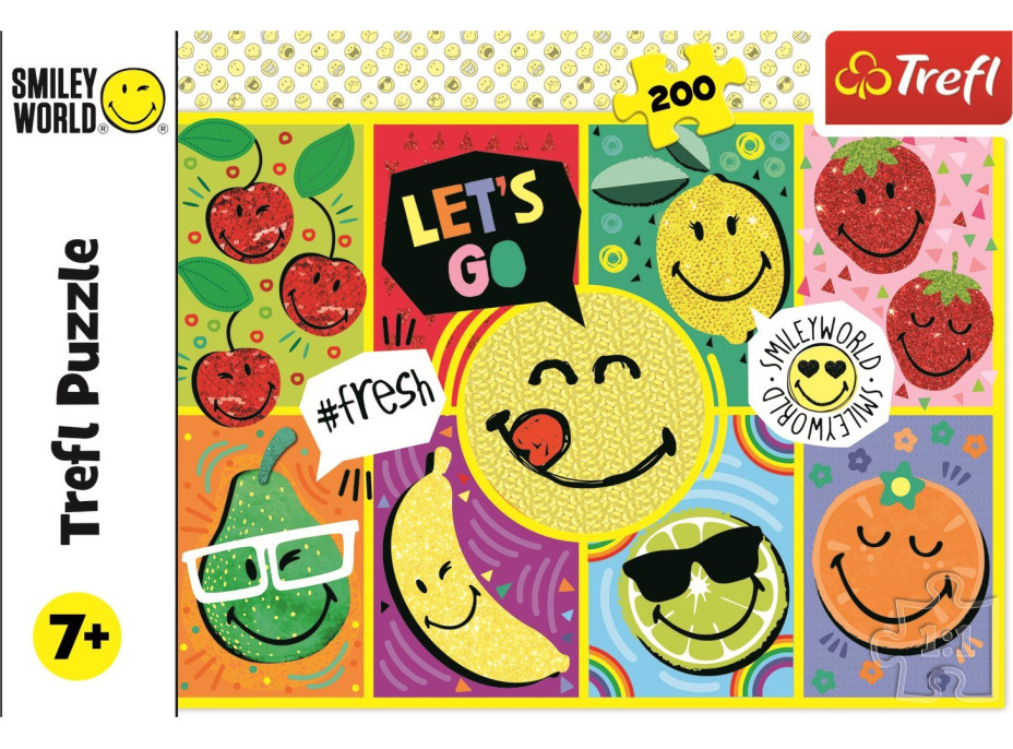 TREFL Puzzle Smiley: Šťastný Smiley 200 dílků