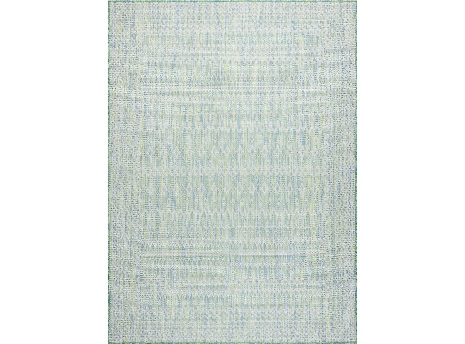 Kusový koberec Sion Sisal Aztec 22184 green/blue/ecru