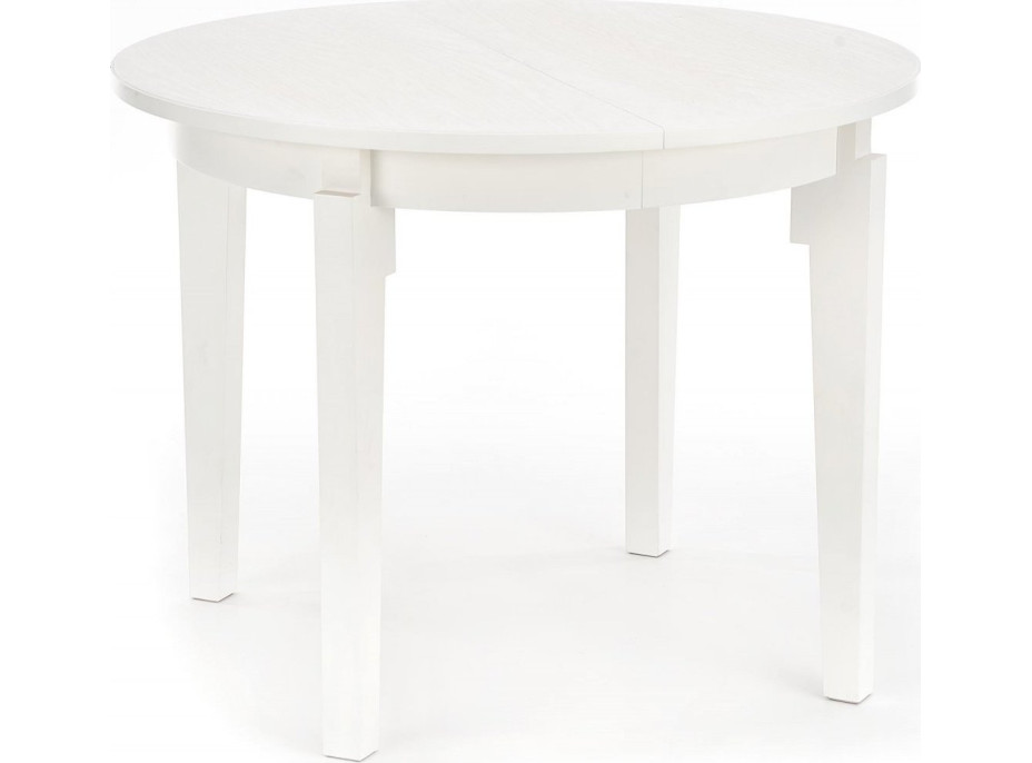 Jídelní stůl SEBASTIAN - 100(200)x100x77 cm - rozkládací - bílý