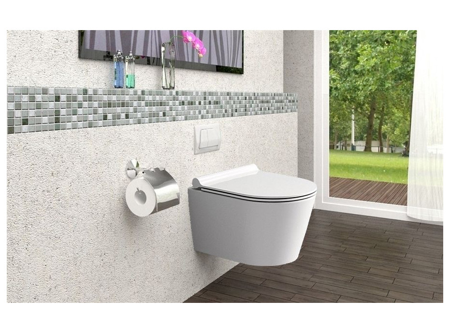 Závěsné WC MAXMAX Rea PORTER RIMLESS