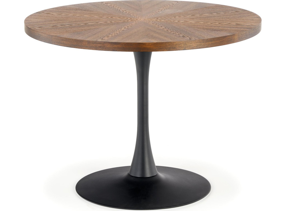 Jídelní stůl CARLO 100x75 cm - ořech/černý