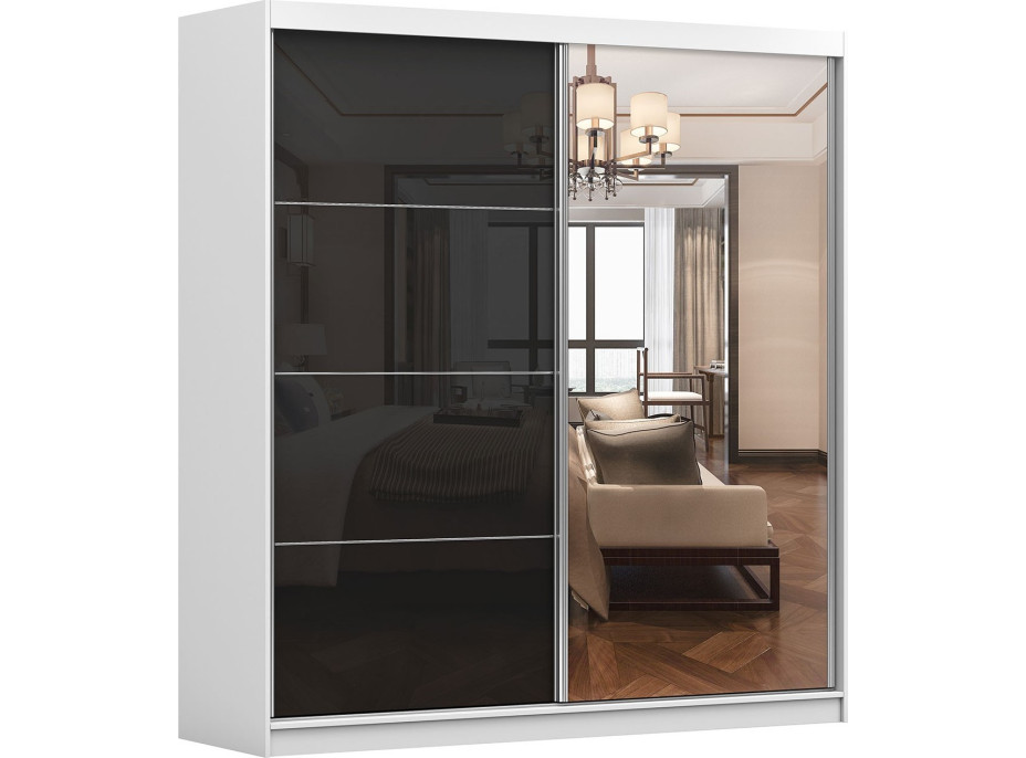 Šatní skříň VARIO BLACK 203 (více variant)