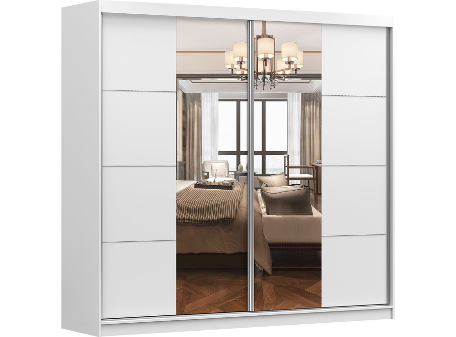 Šatní skříň VARIO White M 233 (více variant)