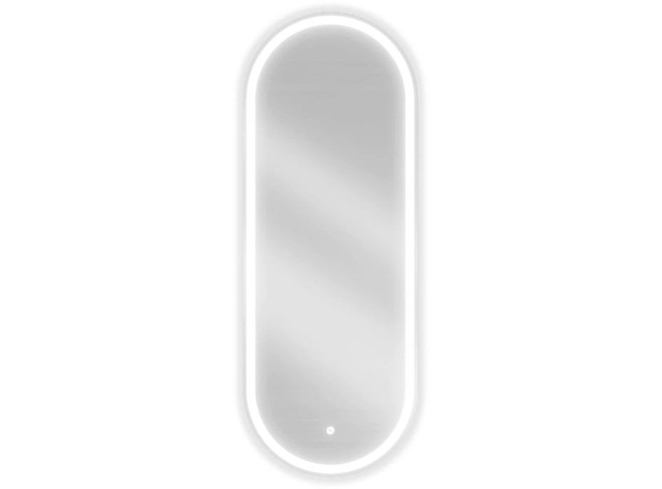 Oválné zrcadlo MEXEN BONO 45x120 cm - s LED podsvícením a vyhříváním, 9816-045-120-611-00