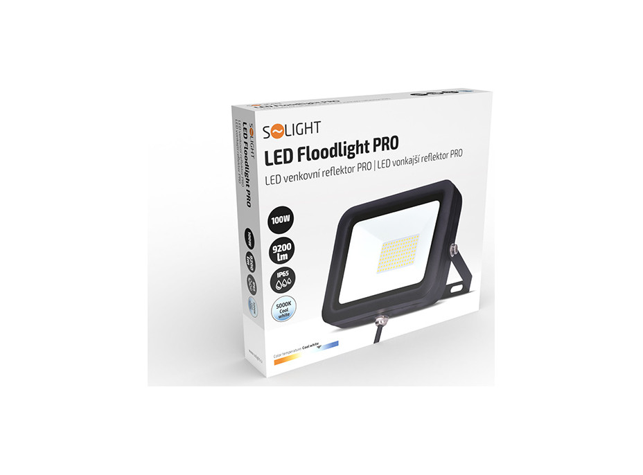 LED reflektor PRO, 100W, 9200lm, 5000K, IP65