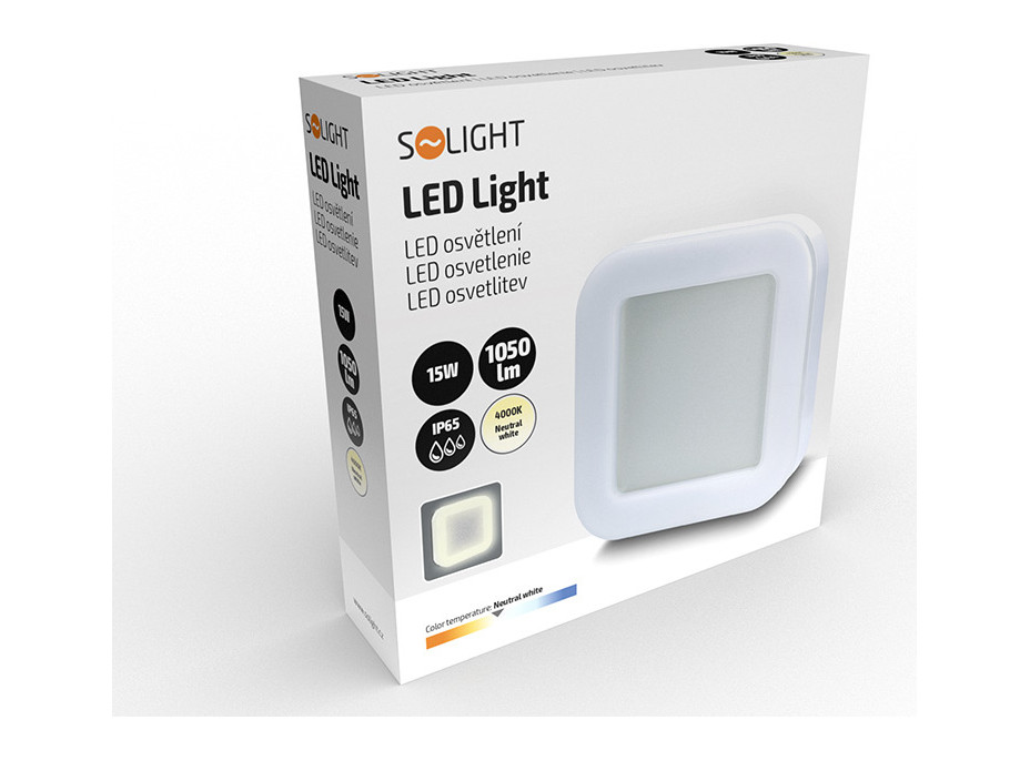 LED venkovní osvětlení Frame, 15W, 1050lm, 4000K, IP65, 19cm