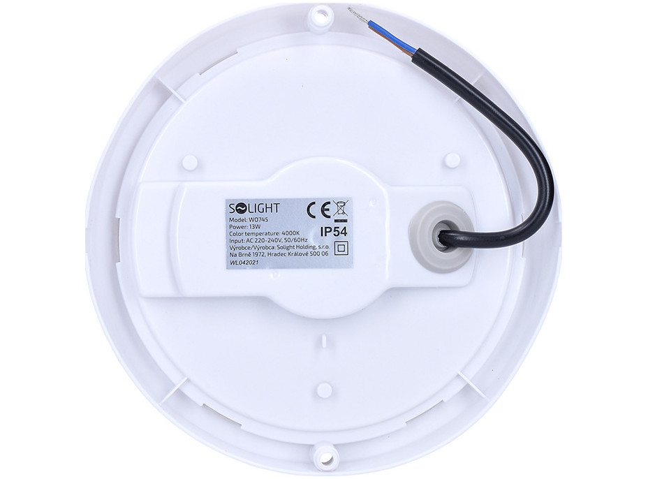 LED venkovní osvětlení kulaté, 13W, 910lm, 4000K, IP54, 17cm
