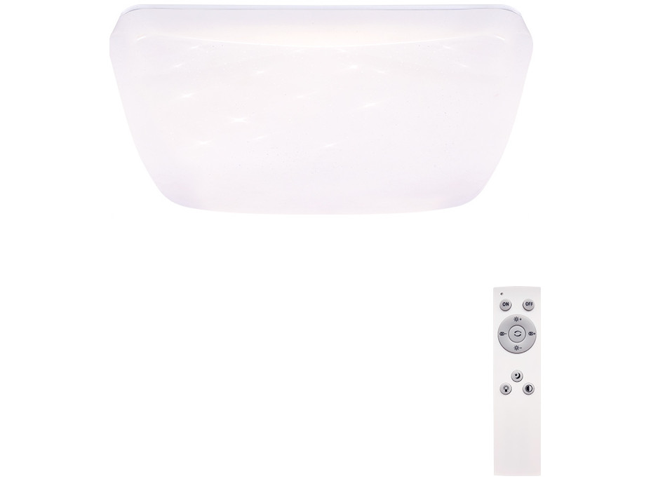 LED stropní světlo Star, čtvercové, 24W,1440lm, dálkové ovládání, 37cm