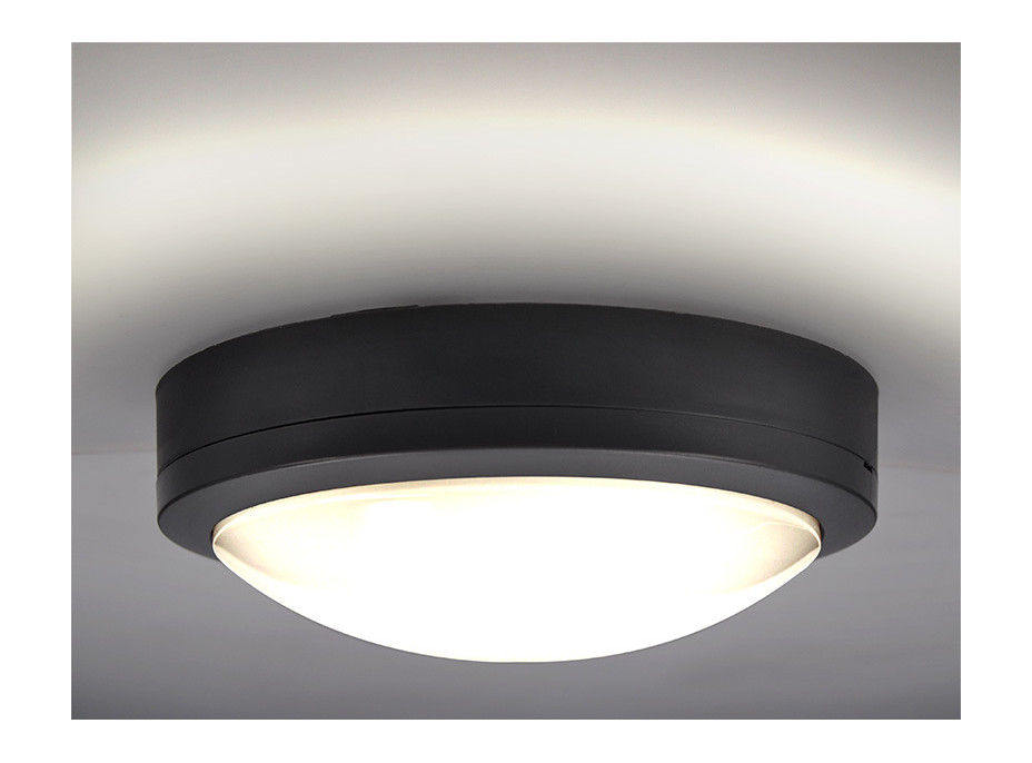 LED venkovní osvětlení Siena, šedé, 20W, 1500lm, 4000K, IP54, 23cm