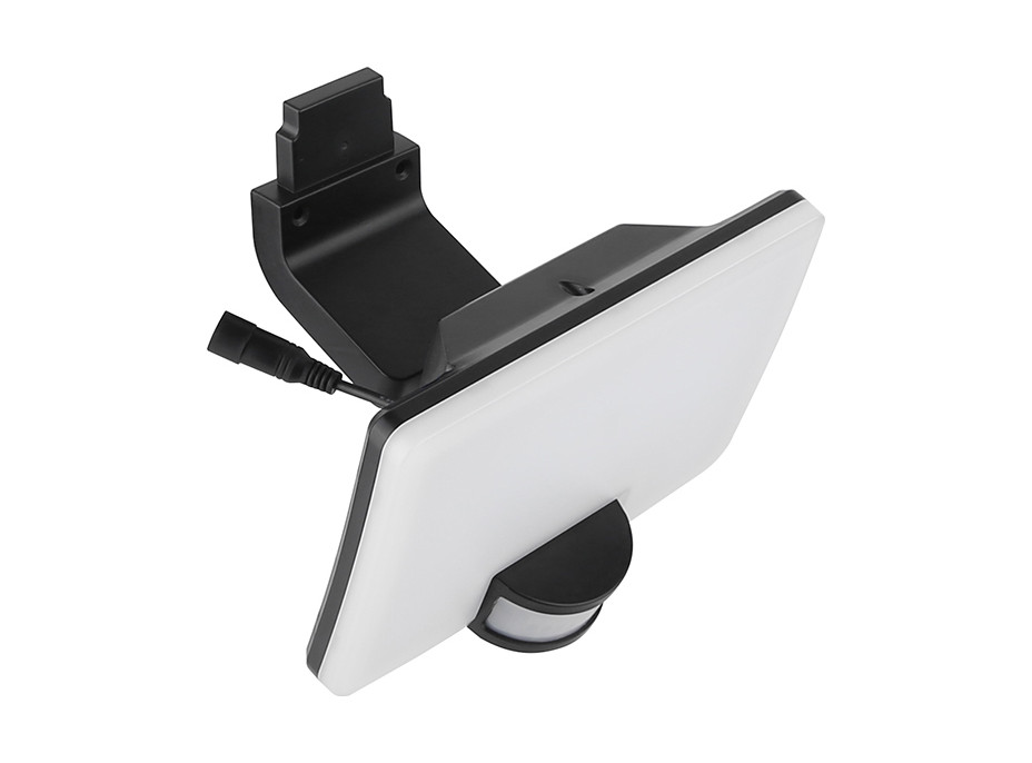 LED solární osvětlení se senzorem, 11W, 1200lm, Li-on, černá