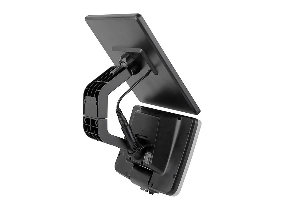LED solární osvětlení se senzorem, 11W, 1200lm, Li-on, černá