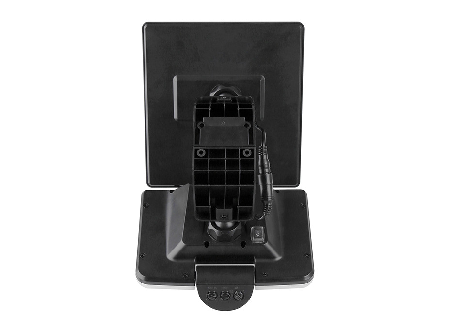 LED solární osvětlení se senzorem, 11W, 1200lm, Li-on, černá