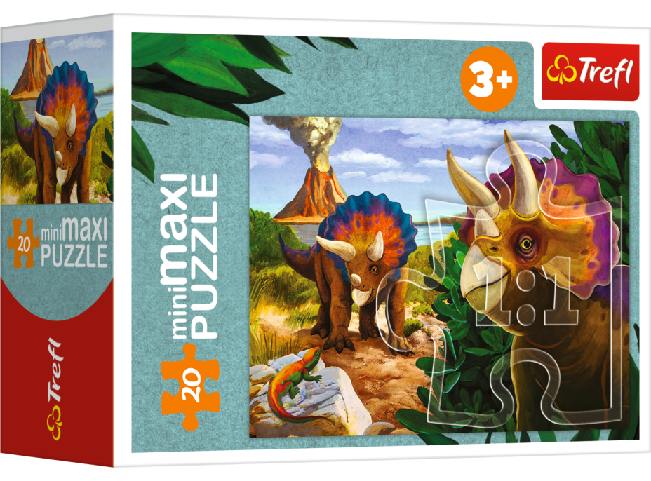 TREFL Displej Puzzle Svět dinosaurů 20 dílků (24 ks)