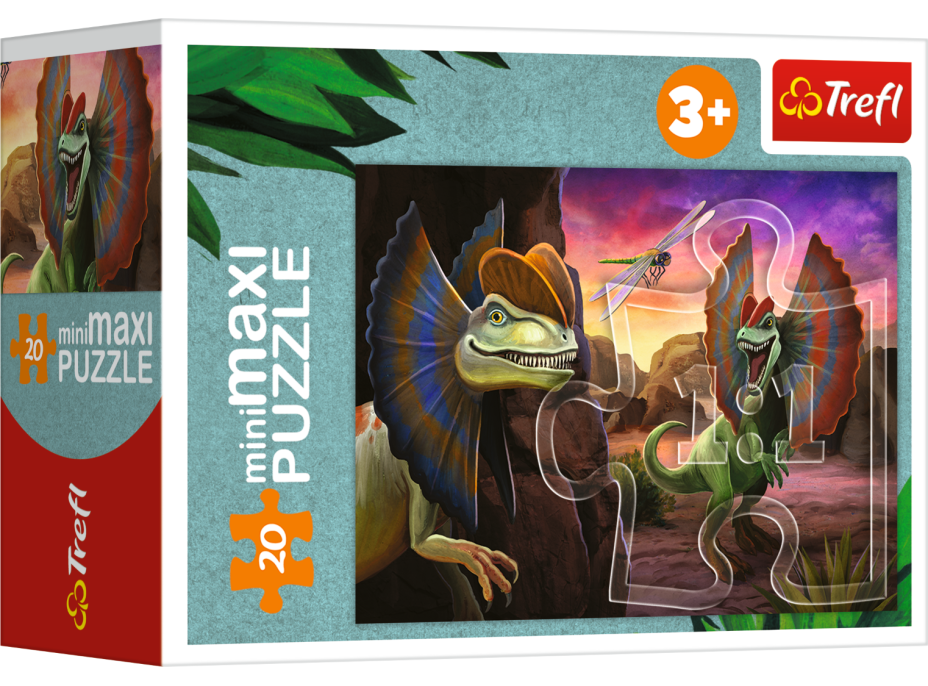 TREFL Displej Puzzle Svět dinosaurů 20 dílků (24 ks)