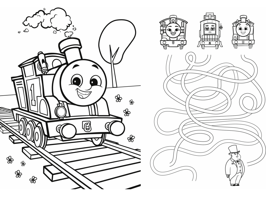 TREFL Oboustranné puzzle Mašinka Tomáš s přáteli SUPER MAXI 24 dílků