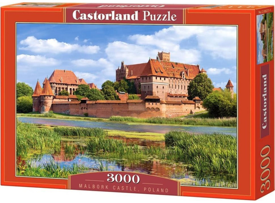 CASTORLAND Puzzle Hrad Malbork, Polsko 3000 dílků