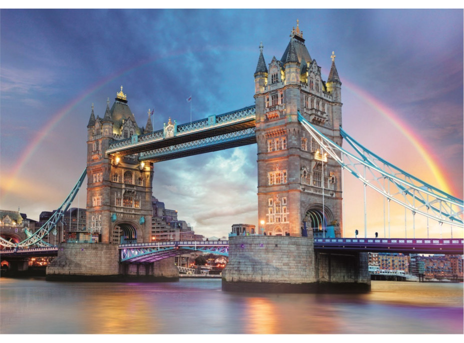 TREFL Puzzle s třídičem 2v1 Tower Bridge, Londýn 1000 dílků