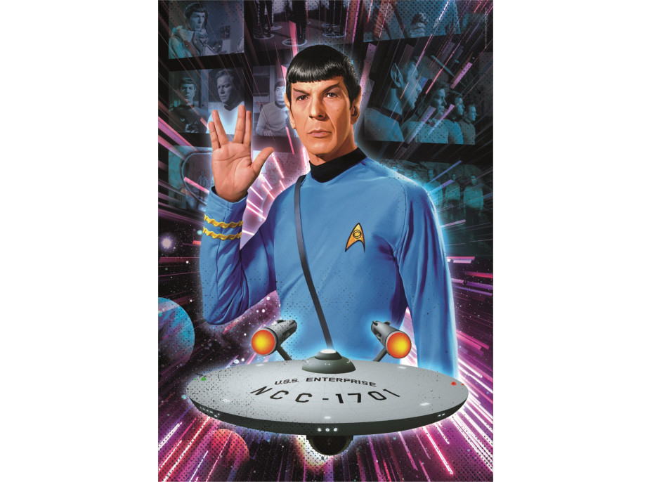 CLEMENTONI Puzzle Star Trek: Spock 500 dílků