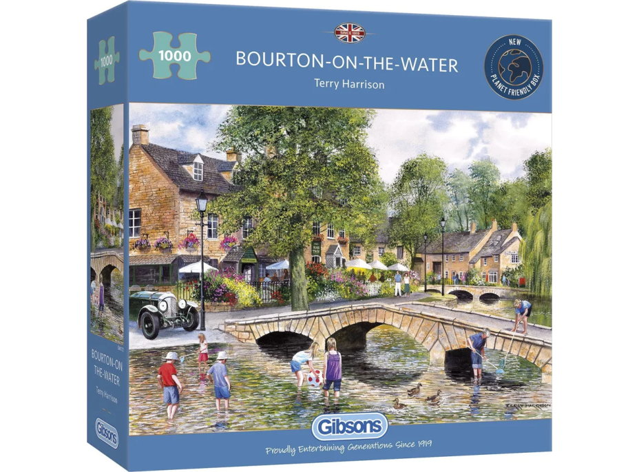 GIBSONS Puzzle Vesnice Bourton on the Water 1000 dílků