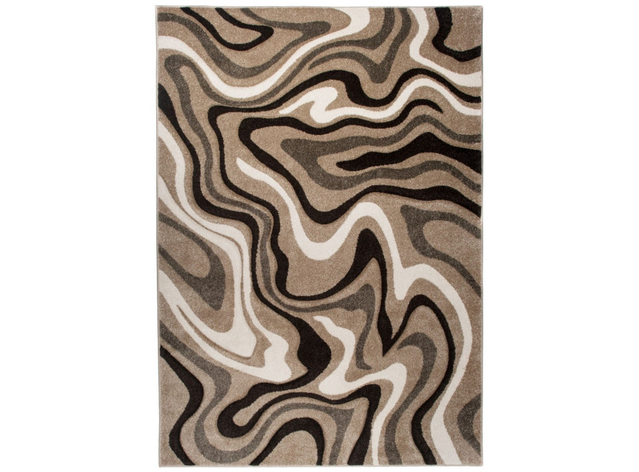 Moderní kusový koberec MATRA béžový C301B