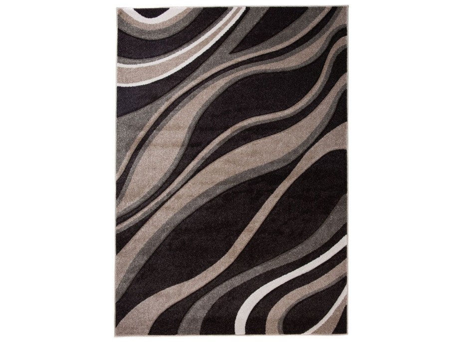 Moderní kusový koberec MATRA tmavě hnědý K321A