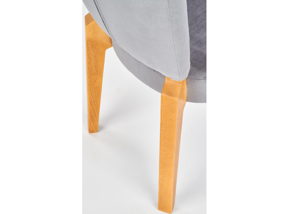 Jídelní židle ROBS - dub medový/popelavý