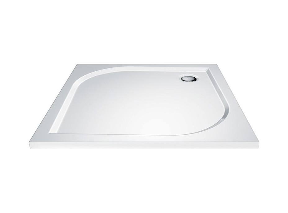 Čtvercová sprchová vanička - litý mramor