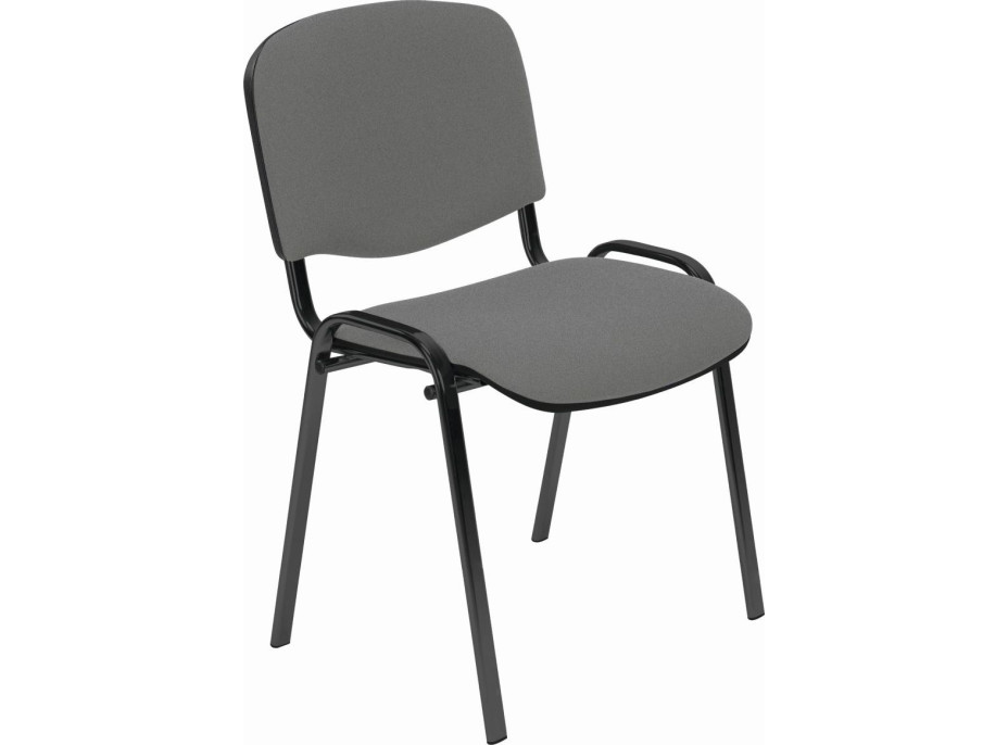 Konferenční židle GRETA - šedá/černá
